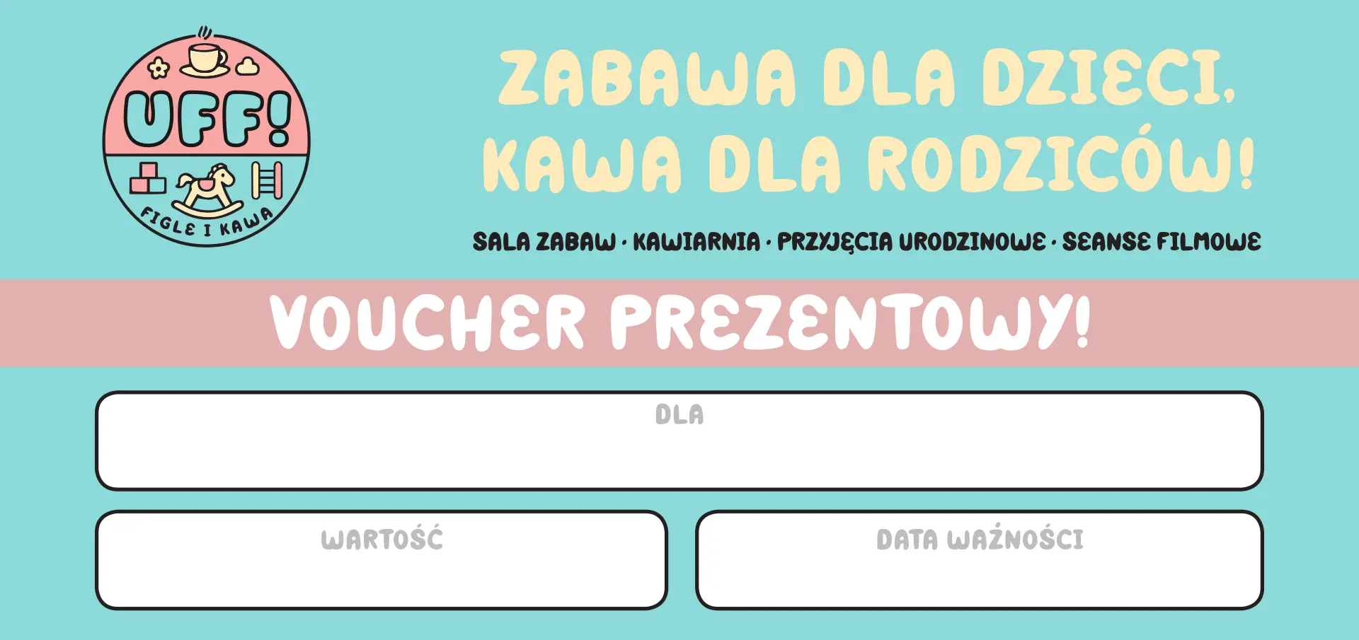 UFF! Figle i Kawa vouvher upominkowy